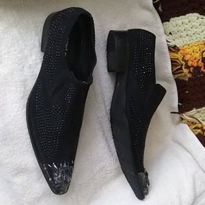 CoogerLove studded slip on boots chrome Dragon Breaking Bad